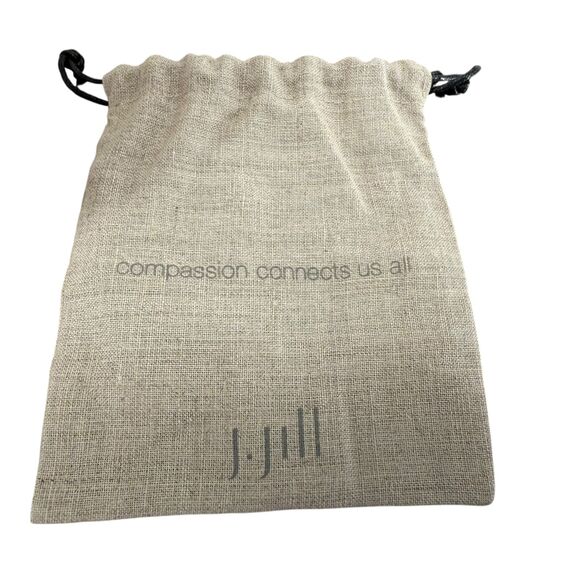 J. Jill Silver Heart Pendant Necklace Interchangeable Cord Rustic COMPASSION NWT - Picture 11 of 15